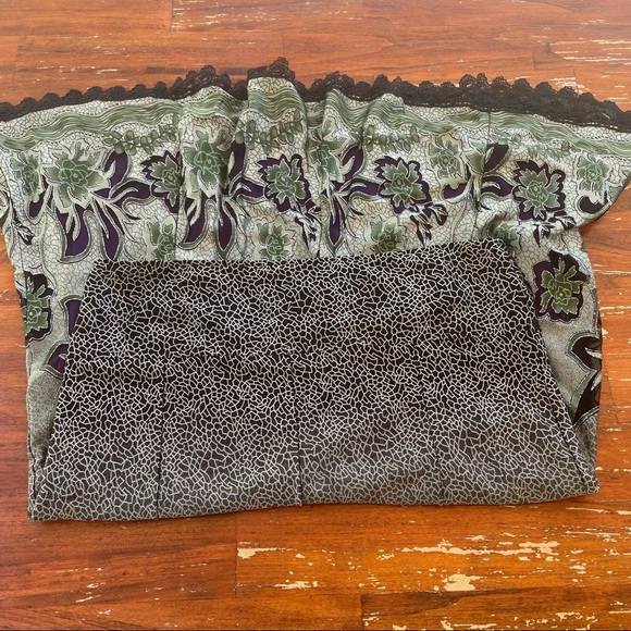 SOLD——ZASHI Floral Lace Long Skirt - Picture 5 of 11